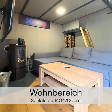 Gemuetliches Tiny House Zwischen Zwei Naturteichen - Kamin, Terasse & Natur Pur - Juli - August Mindestmietzeit 1 Woche Sa-Sa Lauterbach