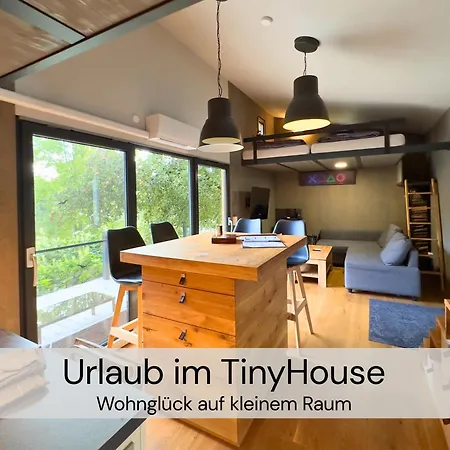 Gemuetliches Tiny House Zwischen Zwei Naturteichen - Kamin, Terasse & Natur Pur - Juli - August Mindestmietzeit 1 Woche Sa-Sa Hébergement de vacances