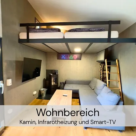 Hébergement de vacances Gemuetliches Tiny House Zwischen Zwei Naturteichen - Kamin, Terasse & Natur Pur - Juli - August Mindestmietzeit 1 Woche Sa-Sa *