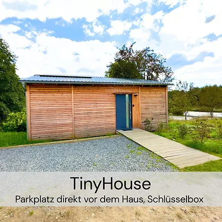 Gemuetliches Tiny House Zwischen Zwei Naturteichen - Kamin, Terrasse & Pur *