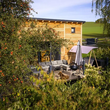 Tinyhousebeidresden Mit Faßsauna Unser Größtes Winziges Häuschen Für Bis Zu 7 Personen, Kaminofen, Große Terrasse - Nähe Sächsische Schweiz - Juli - August Mindestmietzeit 1 Woche Sa-sa *