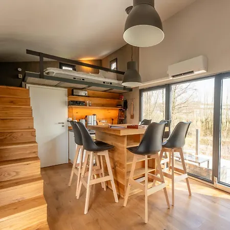 בית נופש Gemuetliches Tiny House Zwischen Zwei Naturteichen - Kamin, Terrasse & Pur Lauterbach