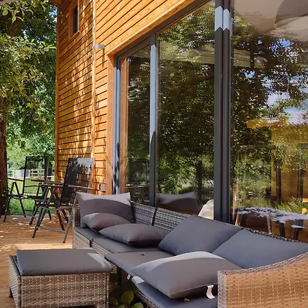 Gemuetliches Tiny House Zwischen Zwei Naturteichen - Kamin, Terrasse & Pur * Lauterbach