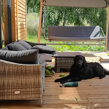 בית נופש Gemuetliches Tiny House Zwischen Zwei Naturteichen - Kamin, Terrasse & Pur Lauterbach