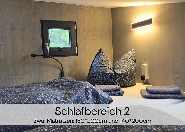 Tinyhousebeidresden Mit Fasssauna Unser Groesstes Winziges Haeuschen Fuer Bis Zu 7 Personen, Kaminofen, Grosse Terrasse - Naehe Saechsische Schweiz - Von Juni - September Mindestmietzeit 1 Woche Sa-sa بيت للعطل لوترباخ