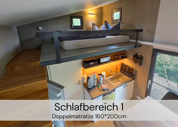 بيت للعطل Tinyhousebeidresden Mit Fasssauna Unser Groesstes Winziges Haeuschen Fuer Bis Zu 7 Personen, Kaminofen, Grosse Terrasse - Naehe Saechsische Schweiz - Von Juni - September Mindestmietzeit 1 Woche Sa-sa