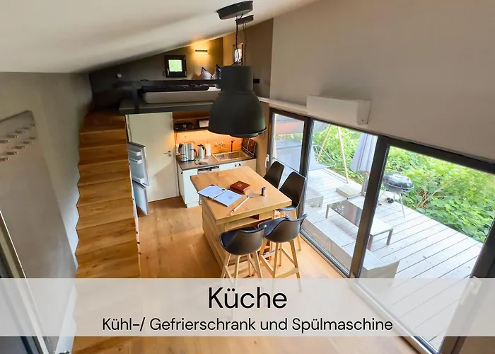 Tinyhousebeidresden Mit Fasssauna Unser Groesstes Winziges Haeuschen Fuer Bis Zu 7 Personen, Kaminofen, Grosse Terrasse - Naehe Saechsische Schweiz - Von Juni - September Mindestmietzeit 1 Woche Sa-sa