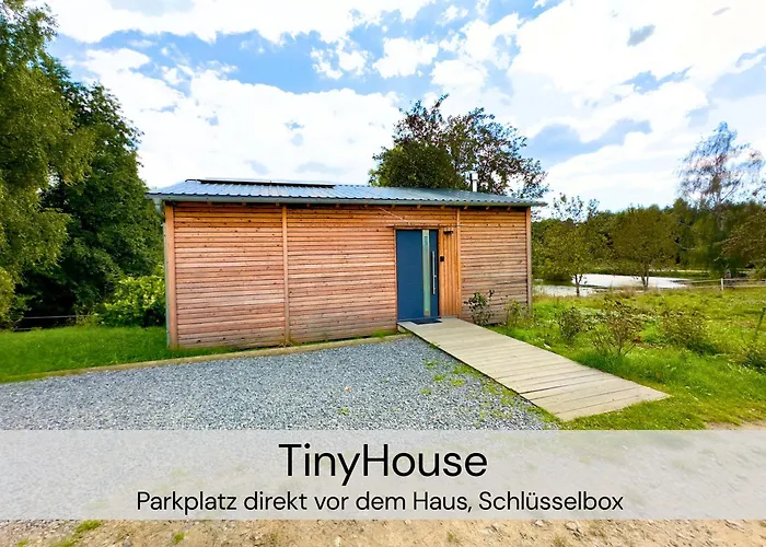 Tinyhousebeidresden Mit Fasssauna Unser Groesstes Winziges Haeuschen Fuer Bis Zu 7 Personen, Kaminofen, Grosse Terrasse - Naehe Saechsische Schweiz - Von Juni - September Mindestmietzeit 1 Woche Sa-sa *
